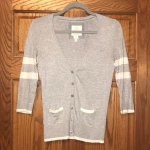 Aerie light gray cardigan